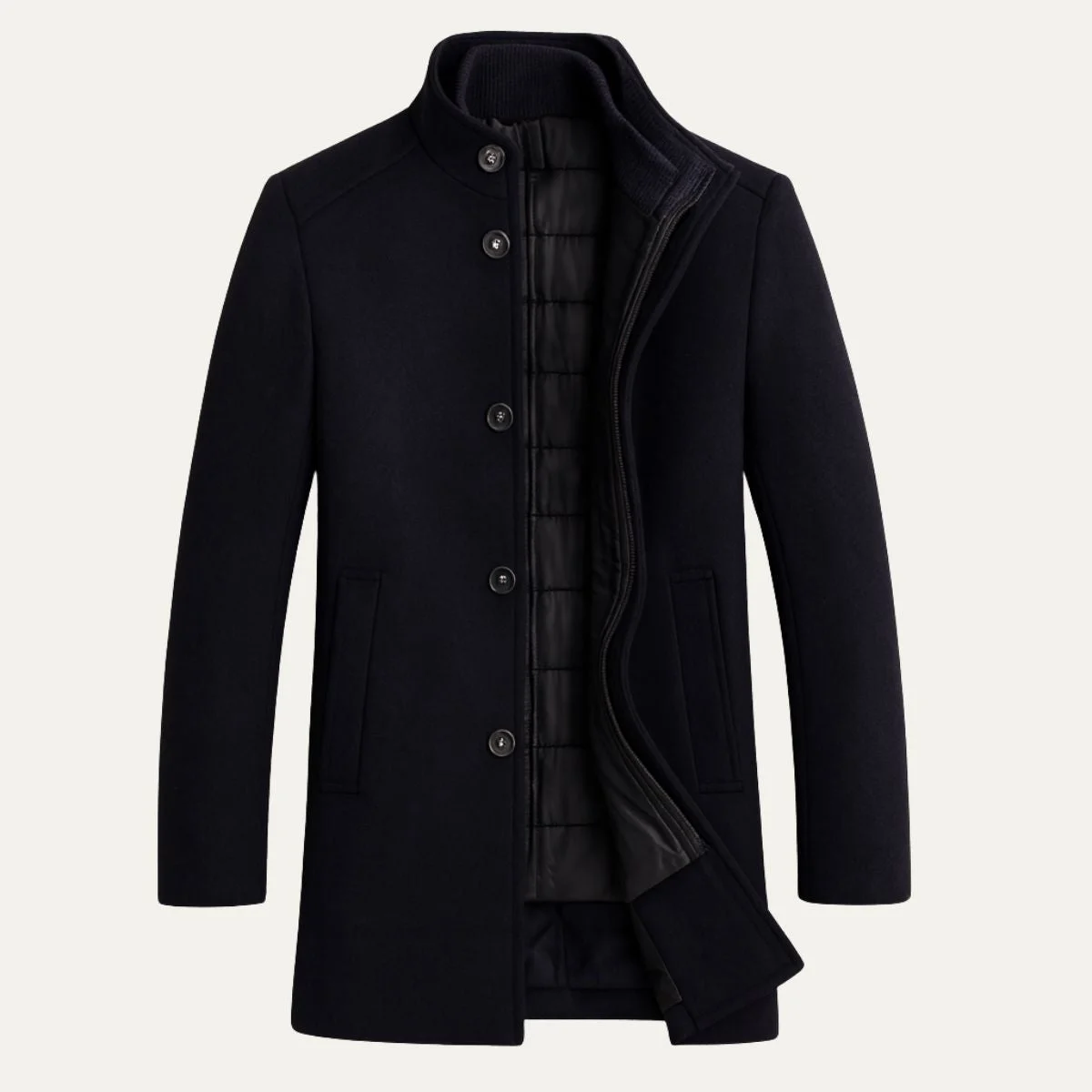 The Bernard | Wool-Blend Insulated Coat
