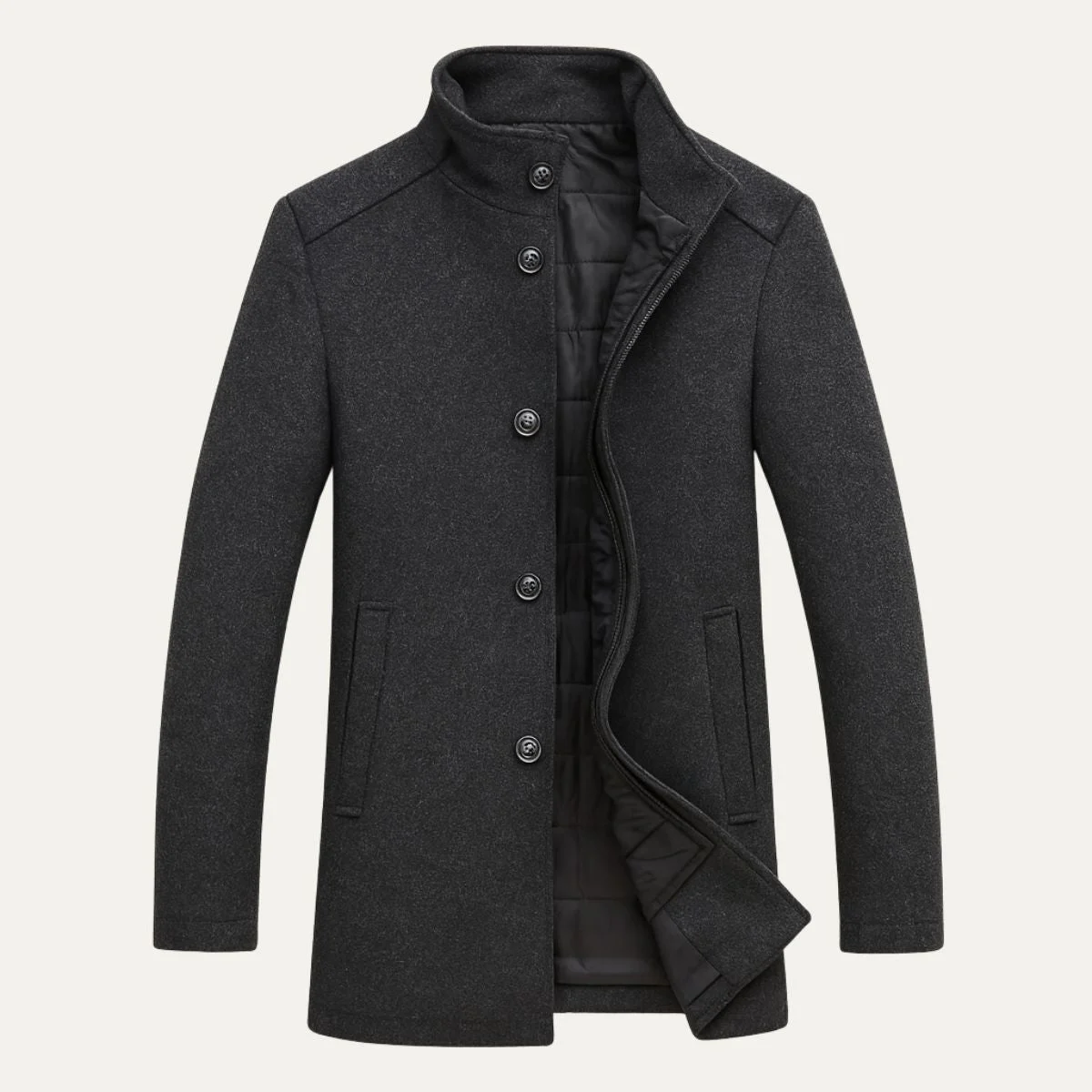The Bernard | Wool-Blend Insulated Coat
