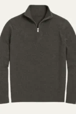 Geoffroy | Fine Gauge Quarter Zip Knit