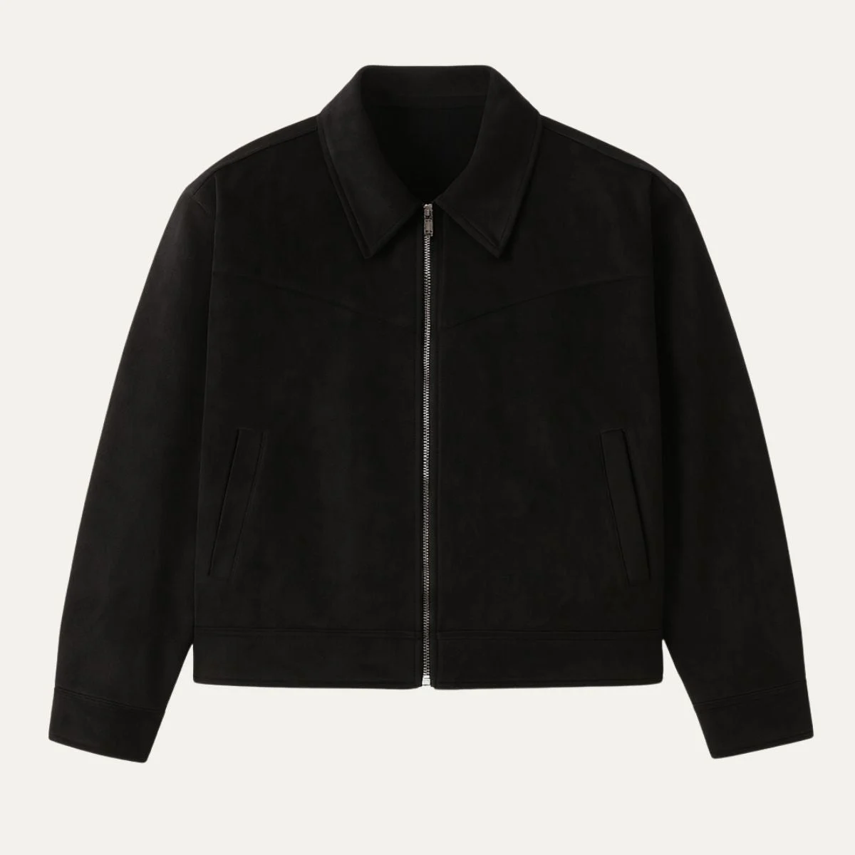 Odilon | Suede Leather Bomber Jacket