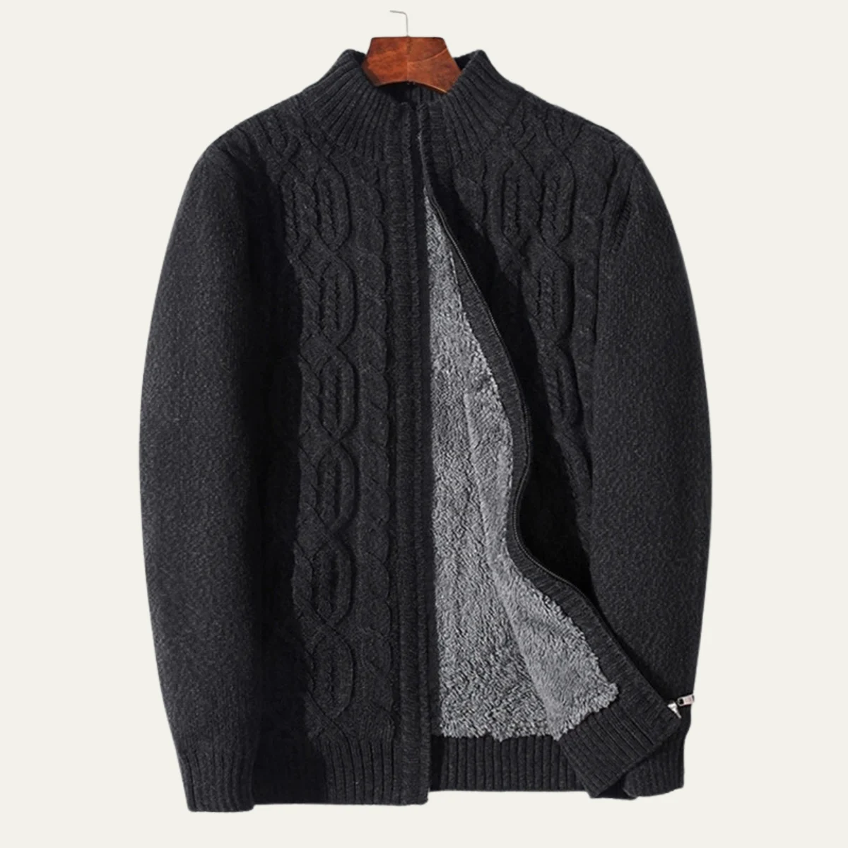 Lorne | Wool Cashmere Fleece Cardigan
