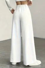 Guylaine | High Waist Corduroy Wide Leg Pants
