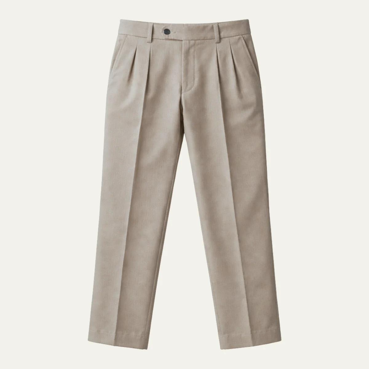 Muriel | Pleated Linen Trousers