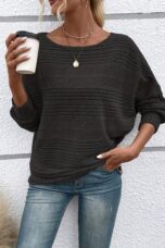 Jane | Fine Knit Crew Neck Tee