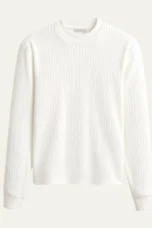 Gervais | Dense Ribbed Crew Neck Knit