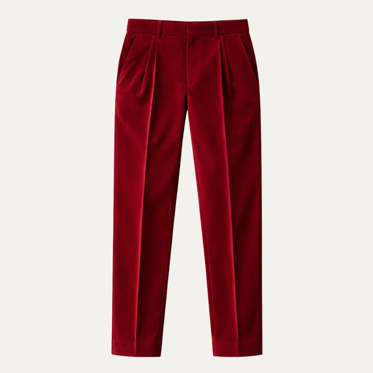Séraphine | Velvet Straight-Leg Trousers