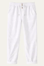 Rita | Tailored Cotton Trousers, Relaxed Leg