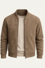 The Douglas | Suede Bomber Jacket