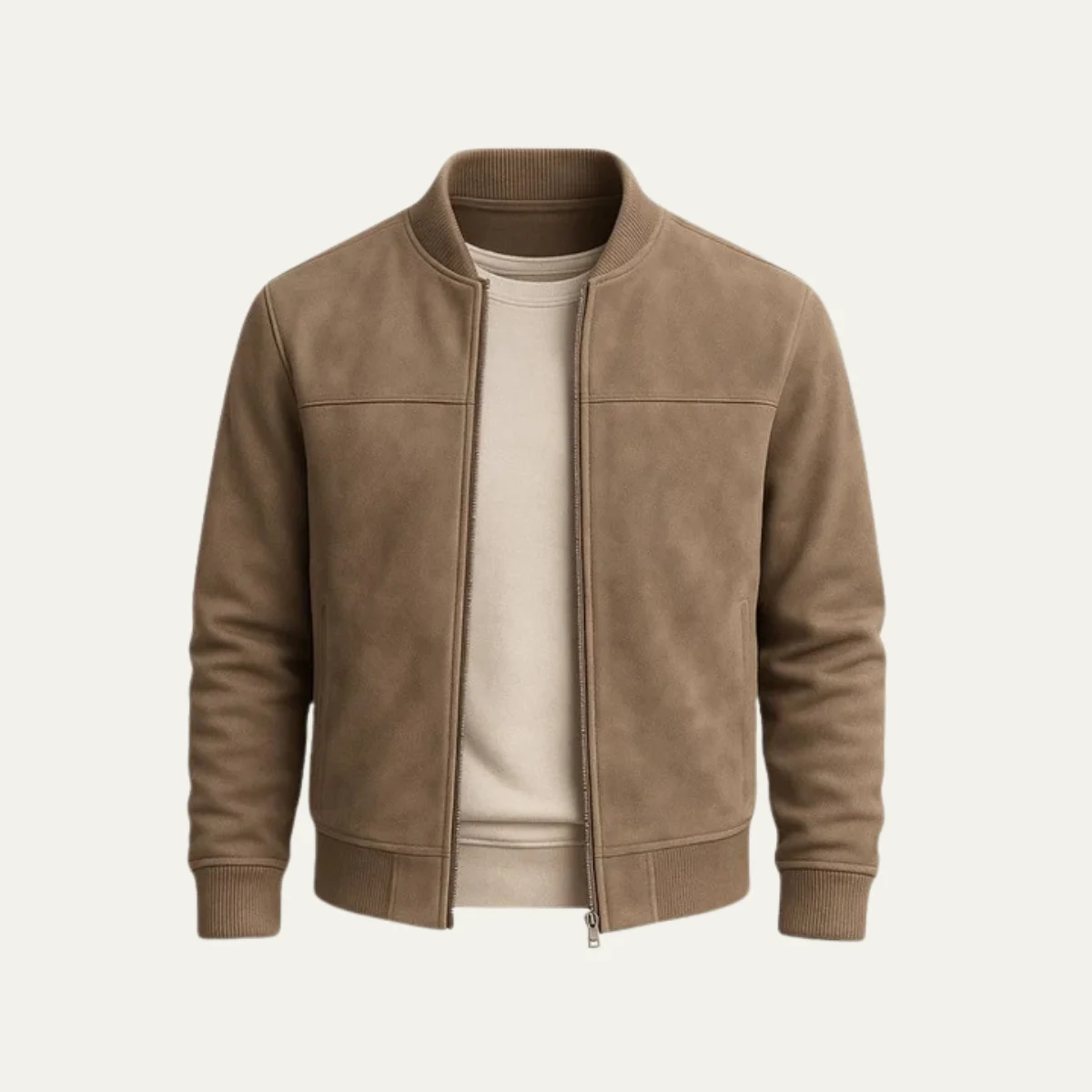 The Douglas | Suede Bomber Jacket