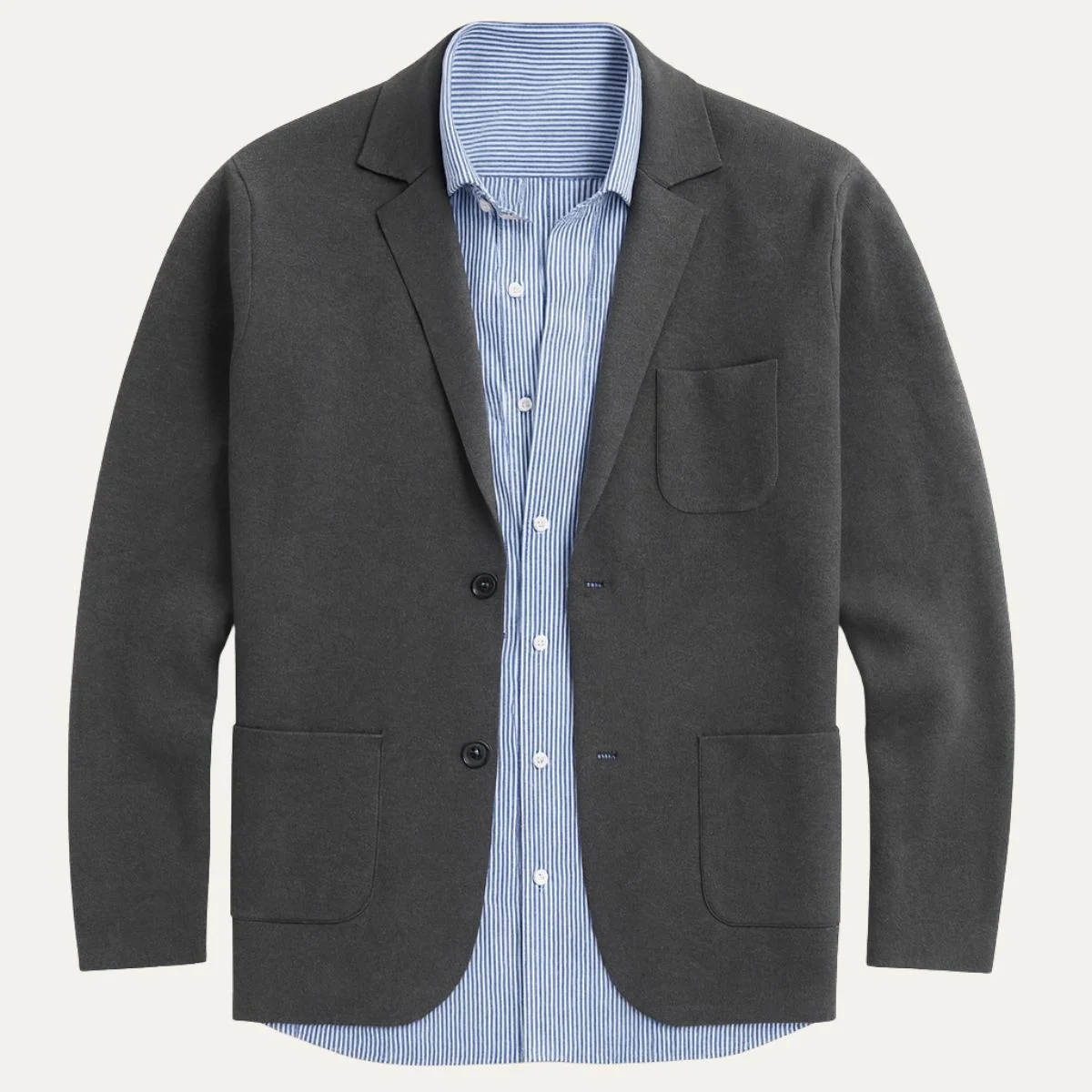 The Warren | Cotton-Blend Knit Blazer