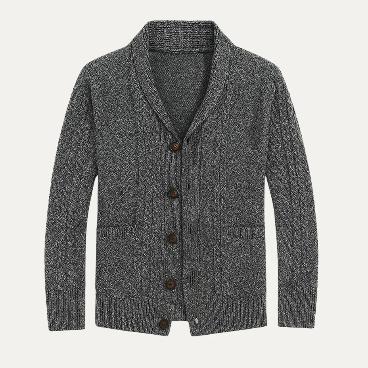 Yves | 100% Cashmere Button Cardigan