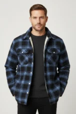 Lambert | Fleece Lined Plaid Work Jacket