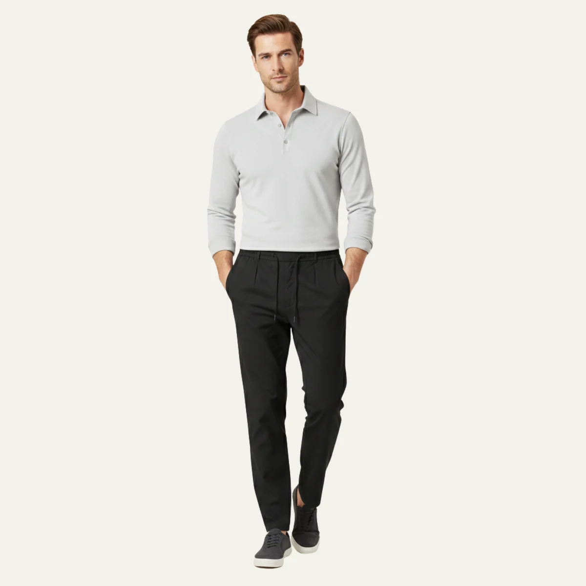 Clarisse | Drawstring Waist Trousers