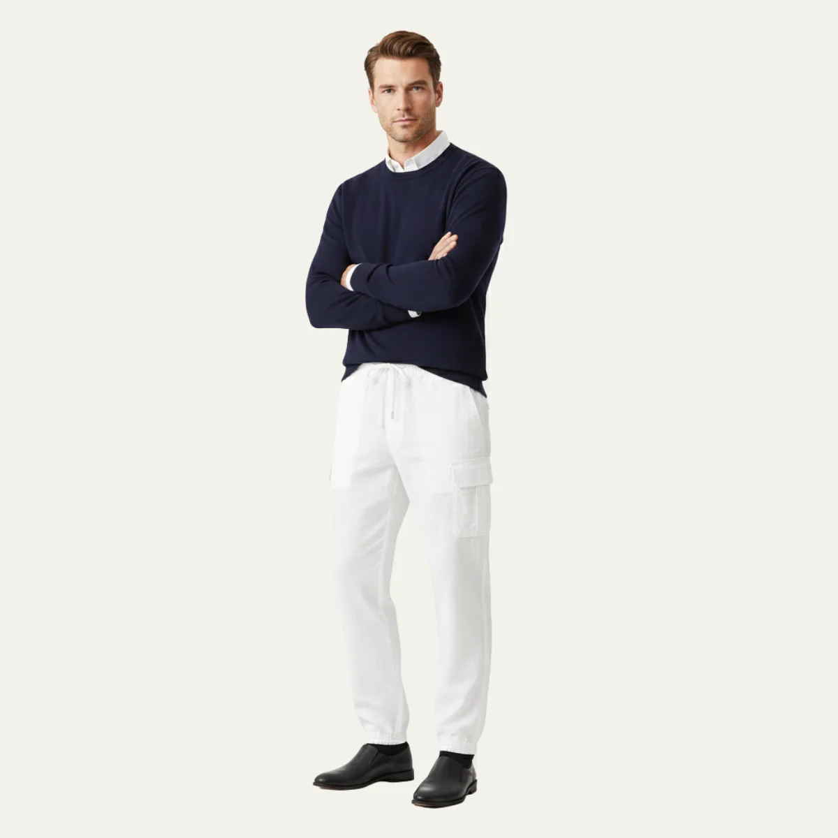 Théodore | Cotton Multi Pocket Cargo Trousers