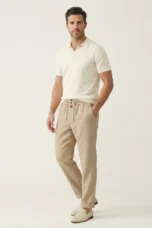 Rita | Tailored Cotton Trousers, Relaxed Leg
