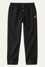 Yolande | Straight Leg Cotton-Linen Trousers