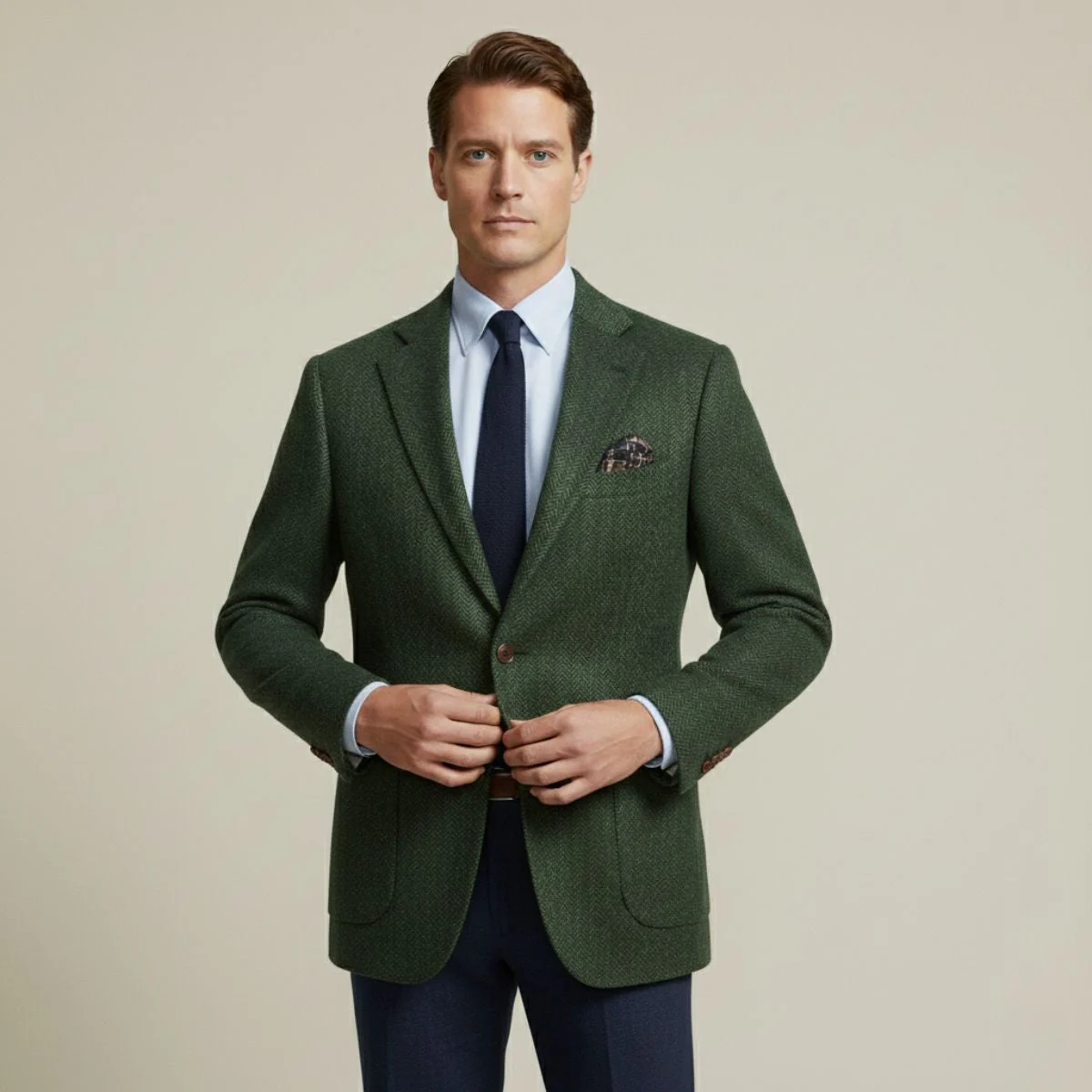 Edouard | Herringbone Tweed Jacket