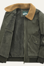 Georges | Sherpa Lined Bomber Jacket