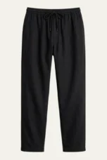 Gilberte | Cotton-Hemp Straight Trousers