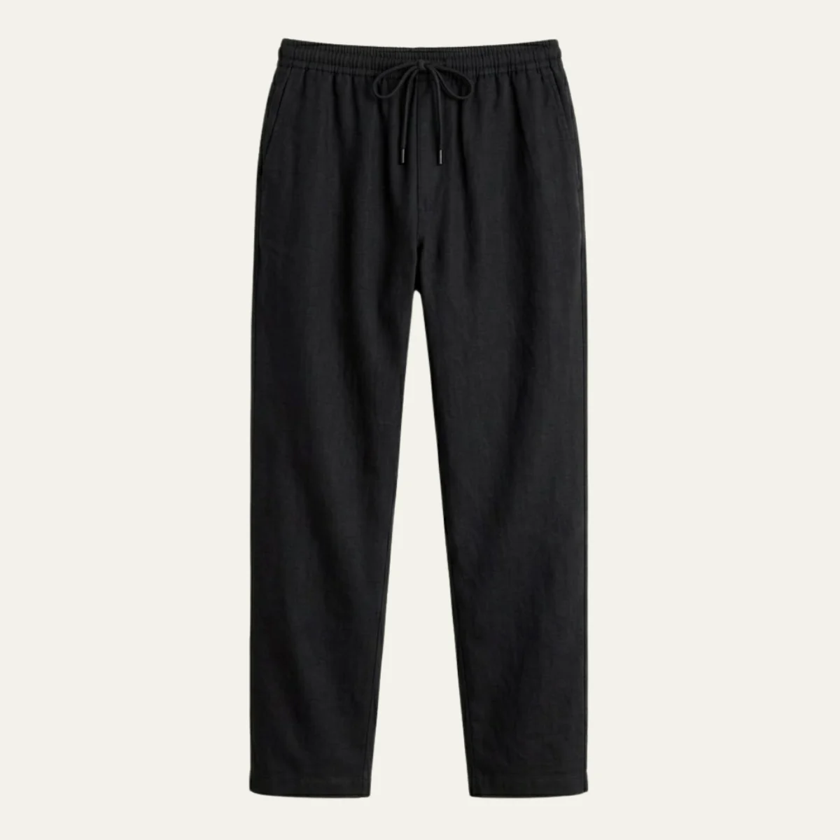 Gilberte | Cotton-Hemp Straight Trousers