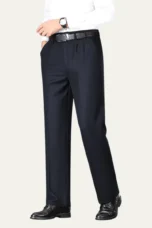 Geneviève | Wool-Blend Pleated Trousers