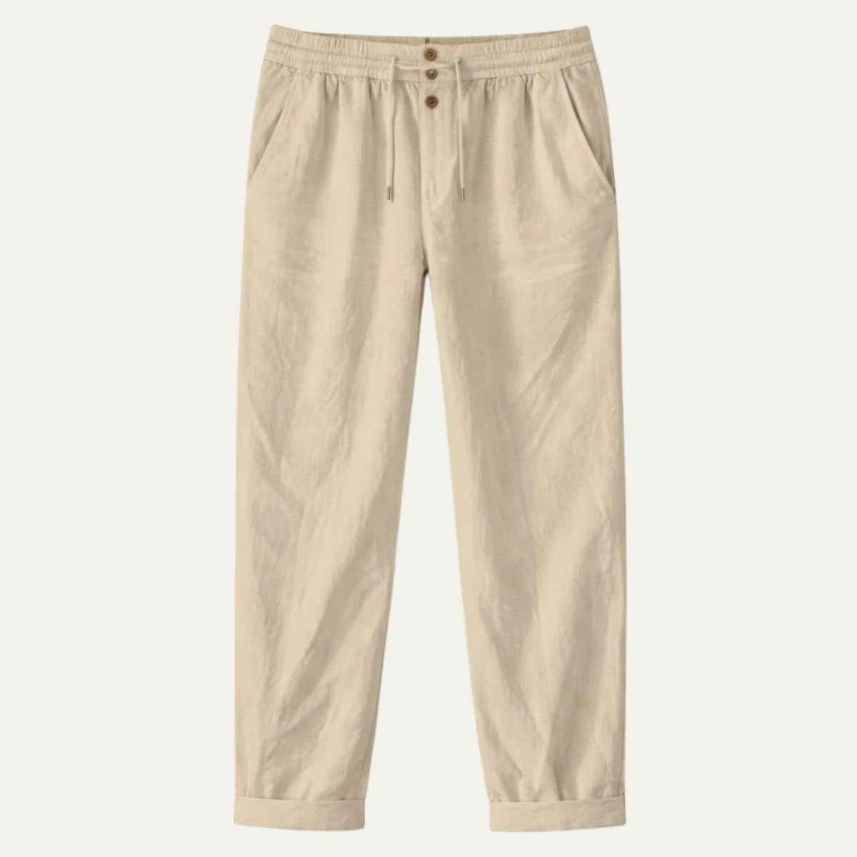 Rita | Tailored Cotton Trousers, Relaxed Leg