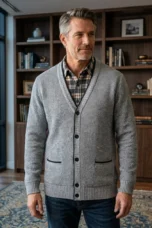 Israel | Fleece Lined Knit Cardigan