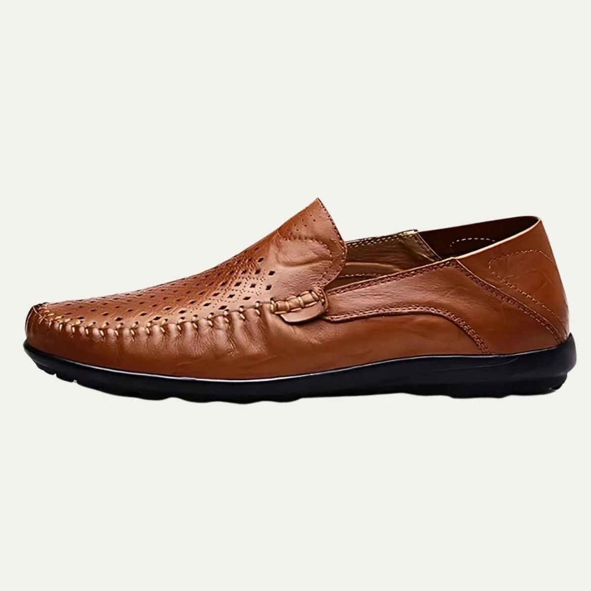 Réal | 100% Leather Perforated Loafers