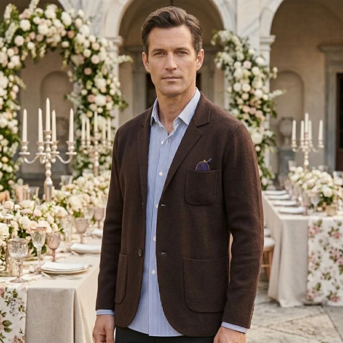 The Warren | Cotton-Blend Knit Blazer