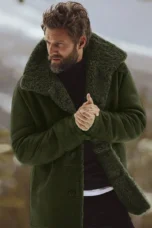 Gedeon | Shearling Collar Overcoat