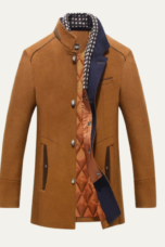 Stanislas | Quilted Lined Wool Coat