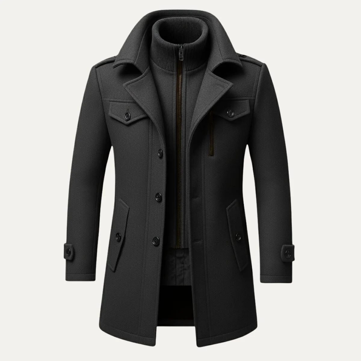 Colombe | Insulated Slim Wool-Blend Coat
