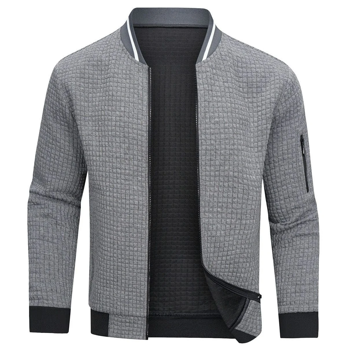 Hector | Channel Quilted Zip Jacket