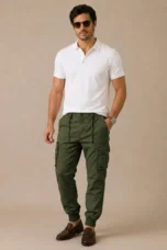 Cotton Utility Pocket Trousers product detail