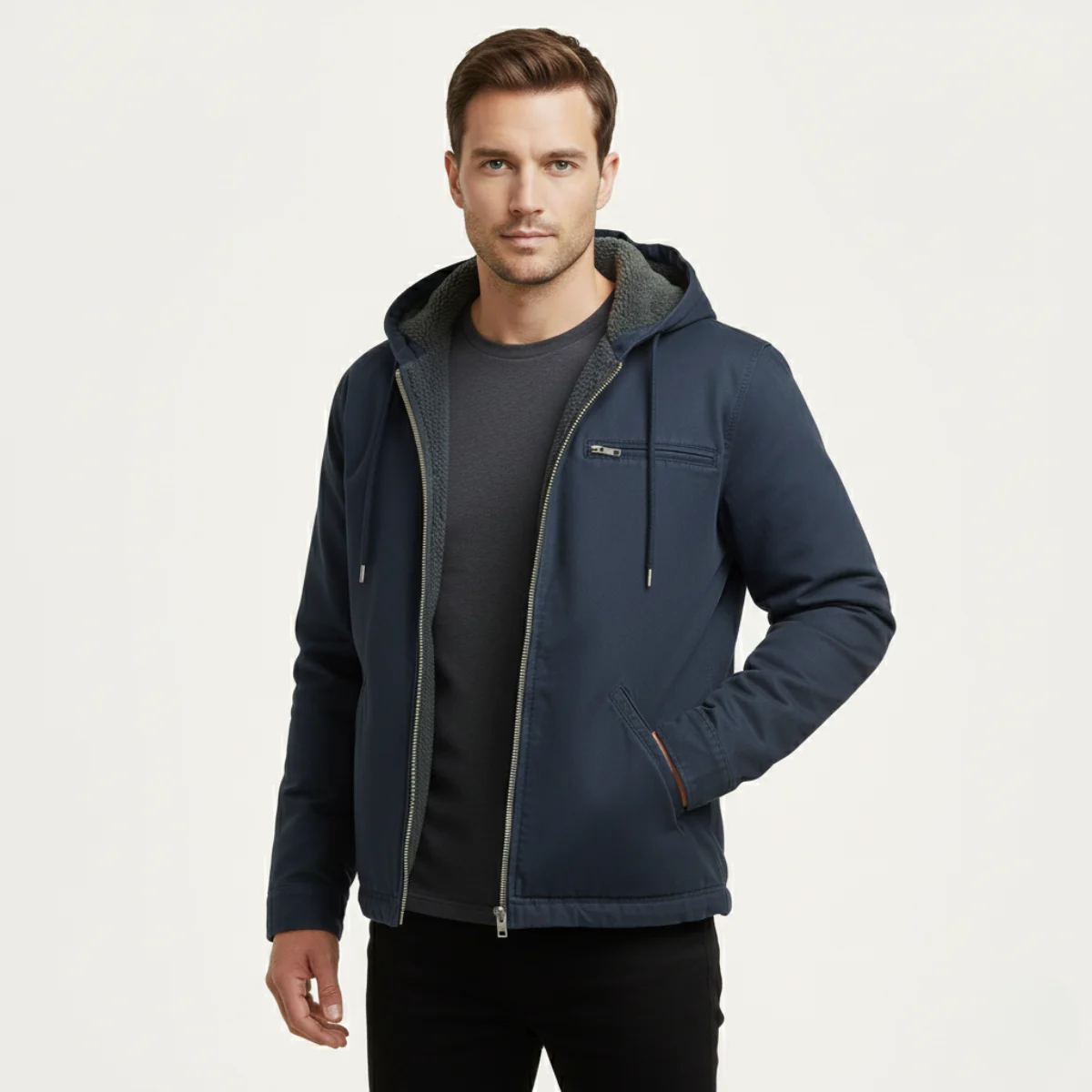 Anatole | Thick Fleece Hooded Jacket