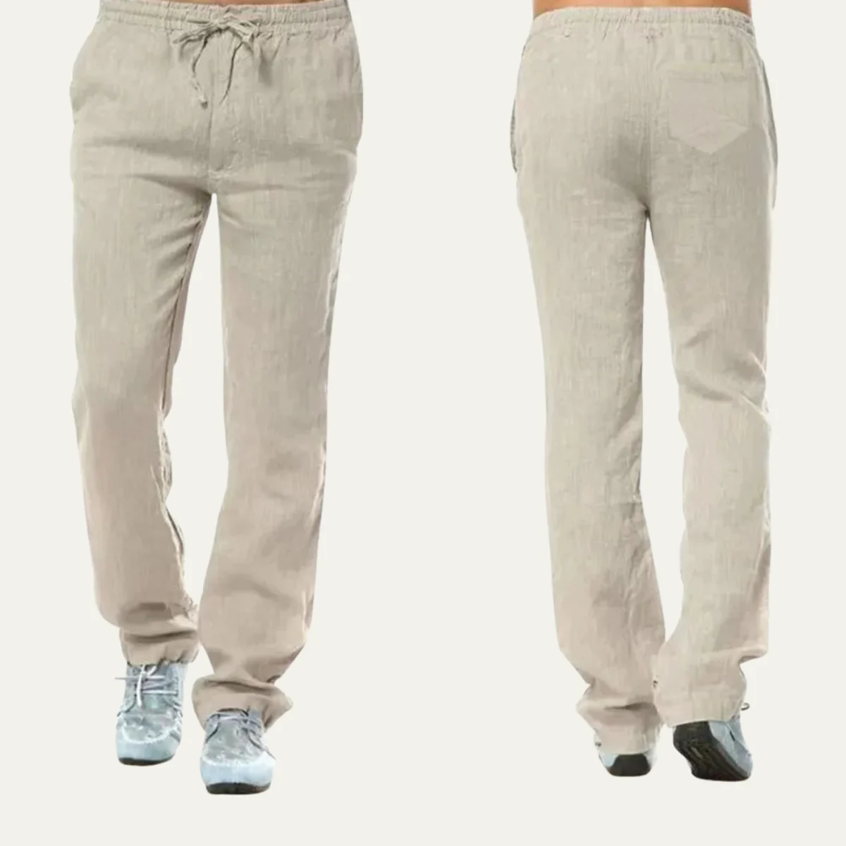 Cécilia | Straight Leg Drawstring Trousers