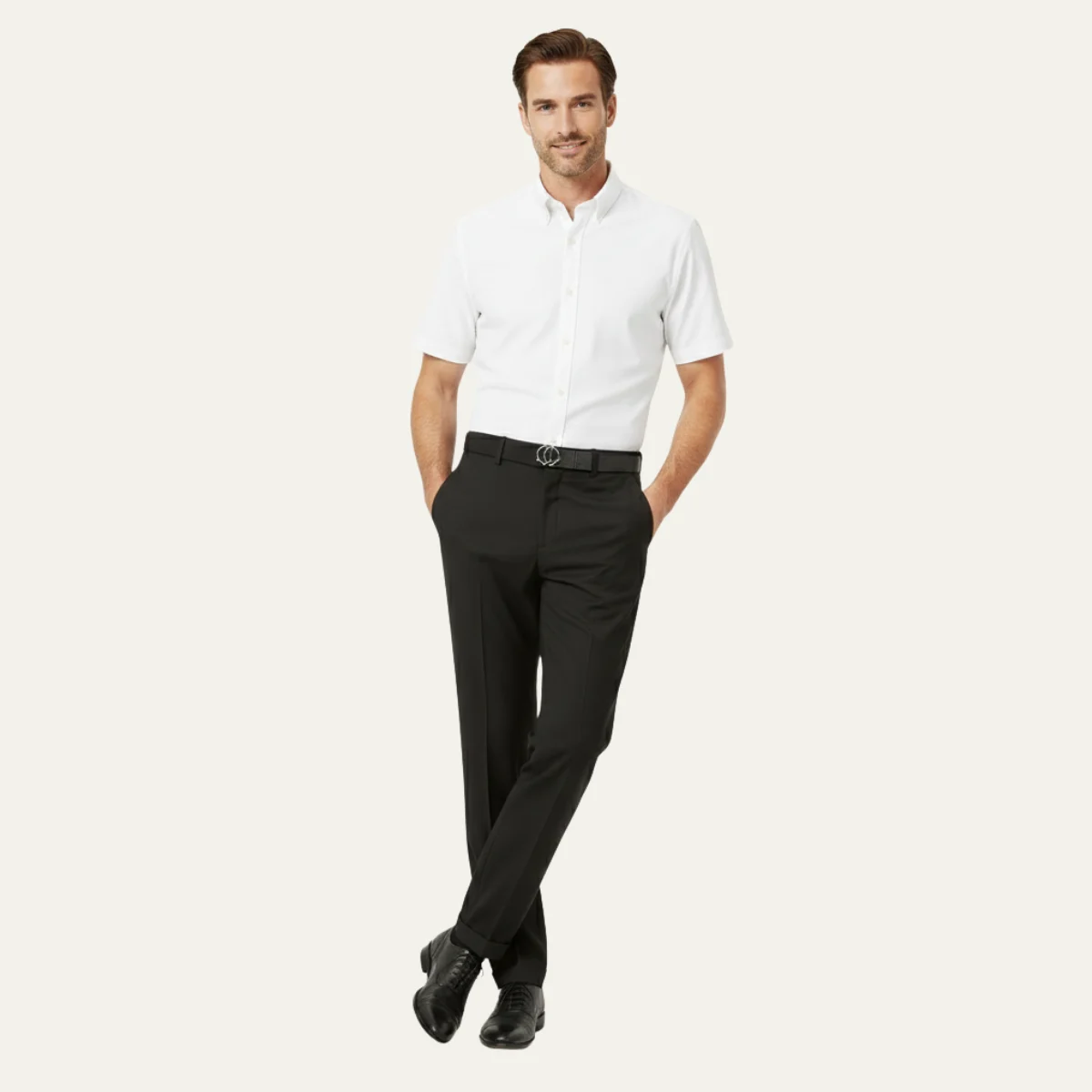 Rosaline | Pleated Linen Dress Trousers