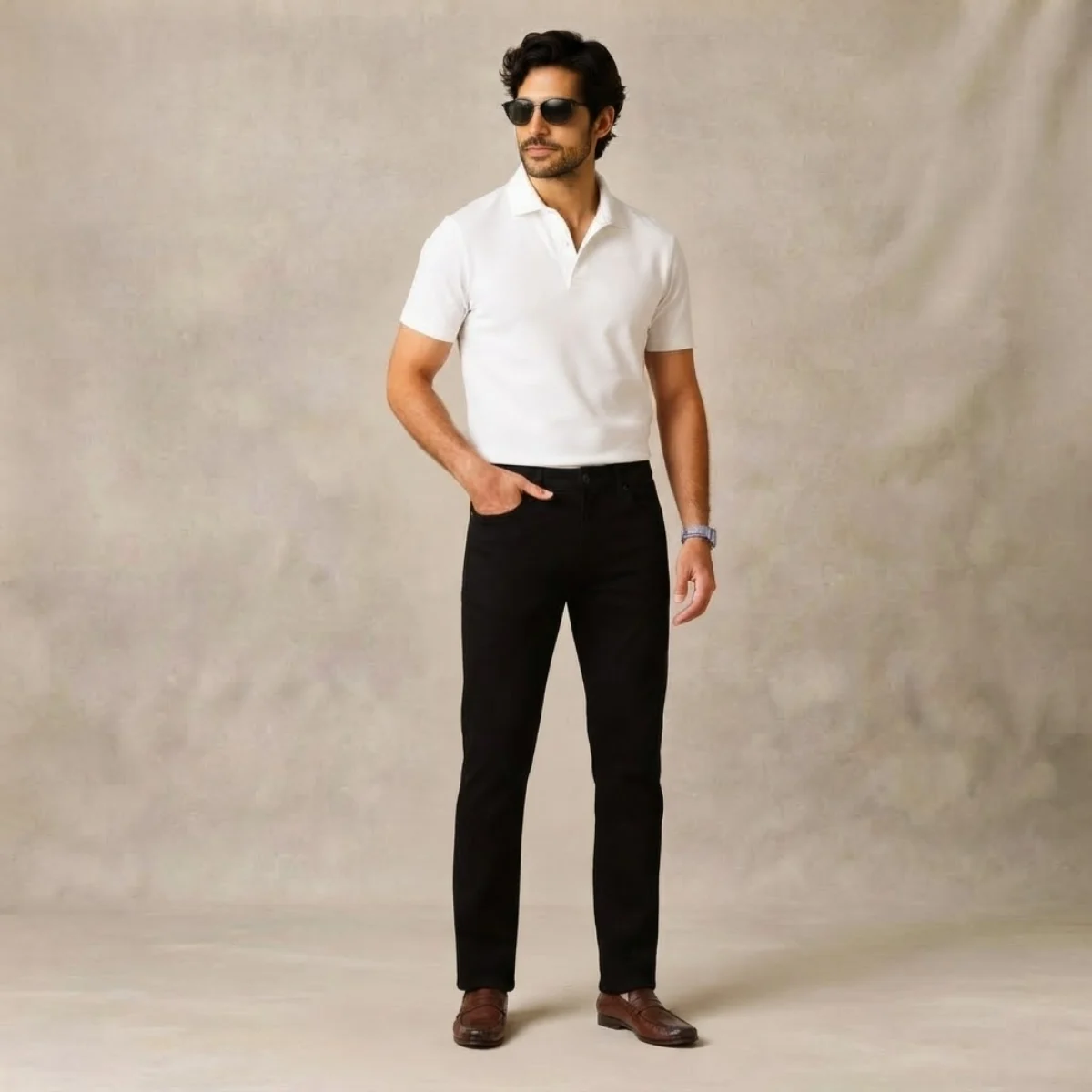Berthe | Loose Cut Pure Cotton Trousers