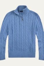 Laurier | Merino Cable Front Half Zip