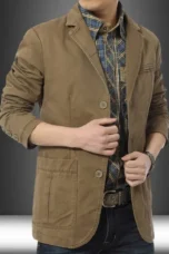Marcel | Three-Button Cotton Blend Blazer