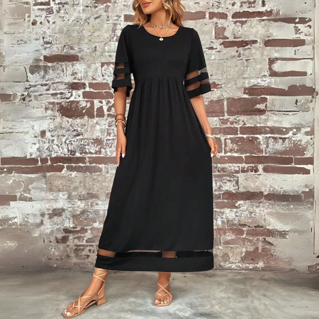 Zélie | Draped Jersey Midi Dress