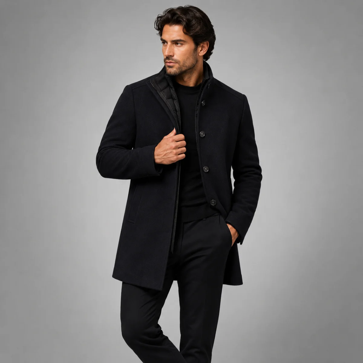 The Bernard | Wool-Blend Insulated Coat