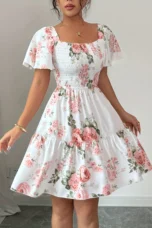 Sylvine | Waist Tie Floral Dress