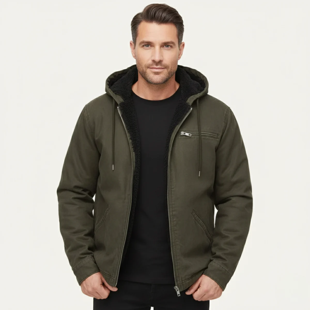 Anatole | Thick Fleece Hooded Jacket
