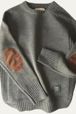 Pierre | Oversized Wool Elbow Patch Knit