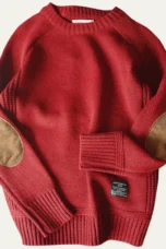 Pierre | Oversized Wool Elbow Patch Knit