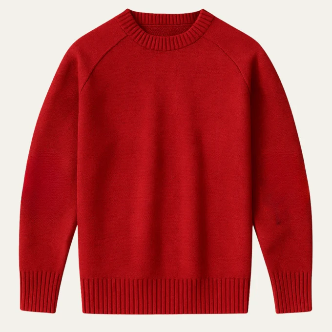 Pierre | Oversized Wool Elbow Patch Knit