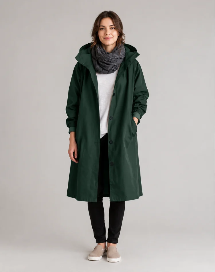 Adelaide | Hooded Water-Resistant Trench