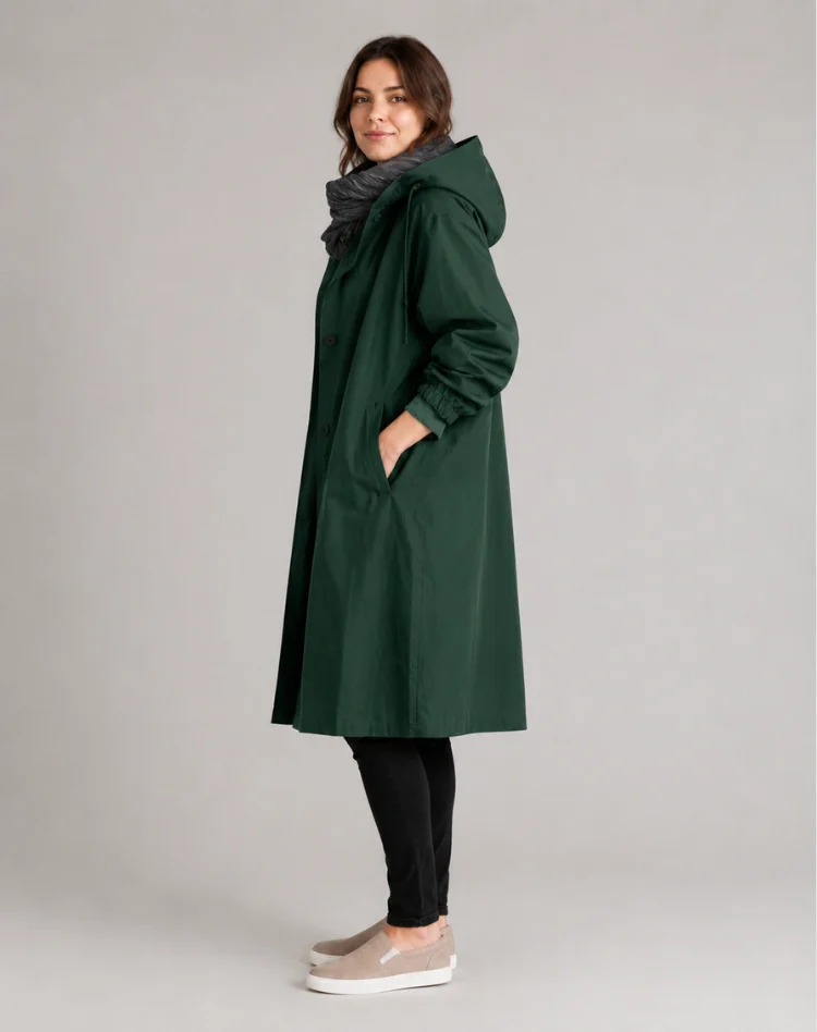 Adelaide | Hooded Water-Resistant Trench