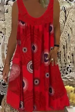 Marion | Contrast Lace Hem A-Line Dress